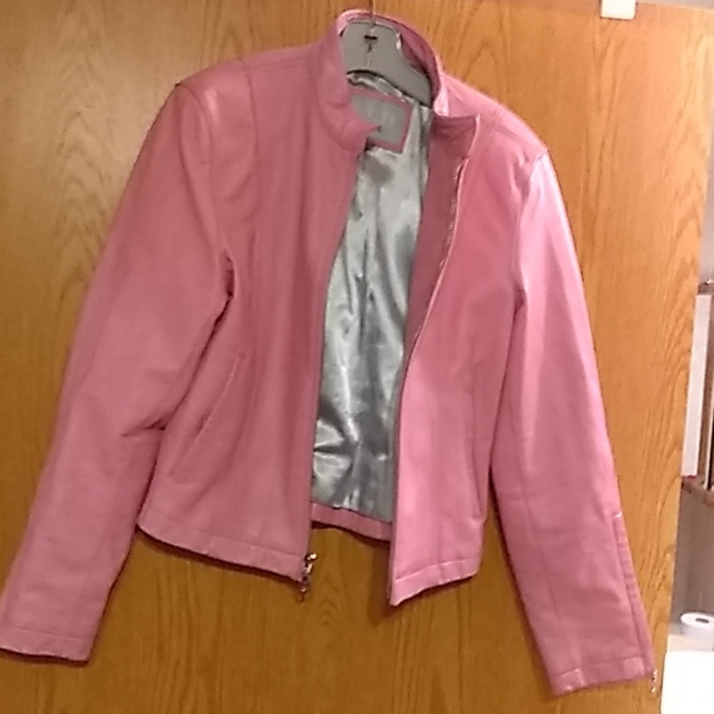 Great pink Wilson's leather jacket